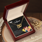 To My Girlfriend Never Forget Inseparable Necklace-Express Your Love Gifts