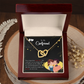 To My Girlfriend Never Forget Inseparable Necklace-Express Your Love Gifts