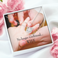 To My Girlfriend No Longer Girlfriend Infinity Knot Necklace Message Card-Express Your Love Gifts