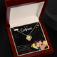 To My Girlfriend Not Out of Habit Infinity Knot Necklace Message Card-Express Your Love Gifts