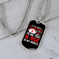 To My Girlfriend Nurse Girlfriend My World Necklace Stainless Steel or 18k Gold Dog Tag 24" Chain-Express Your Love Gifts