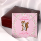 To My Girlfriend Nuts For You Alluring Ribbon Necklace Message Card-Express Your Love Gifts