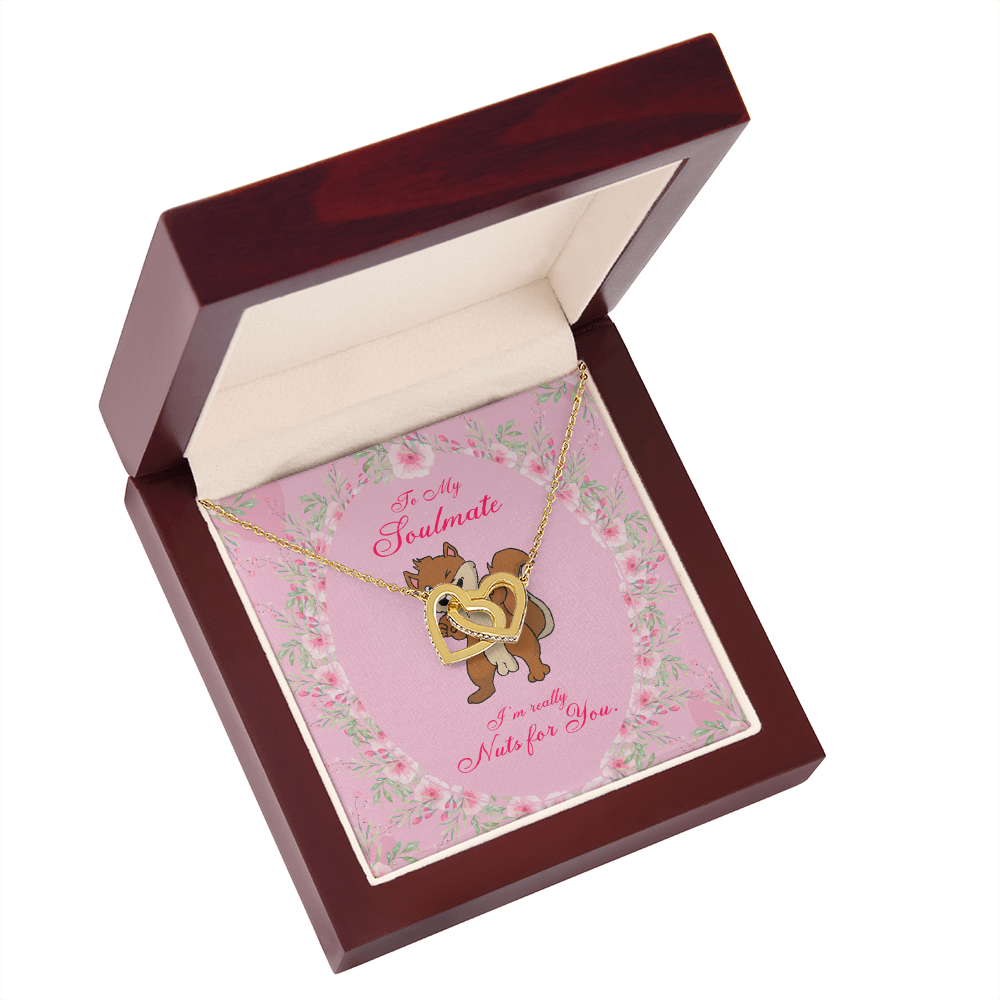 To My Girlfriend Nuts For You Inseparable Necklace-Express Your Love Gifts