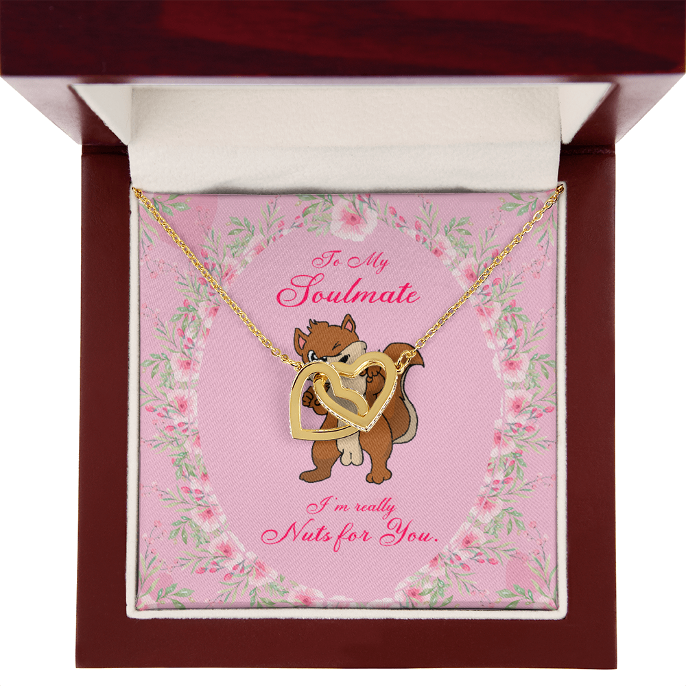 To My Girlfriend Nuts For You Inseparable Necklace-Express Your Love Gifts