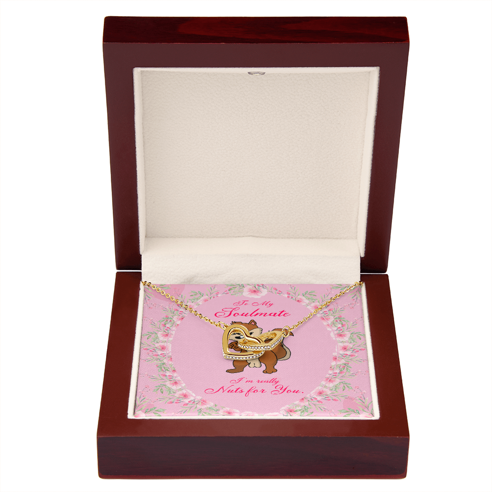 To My Girlfriend Nuts For You Inseparable Necklace-Express Your Love Gifts