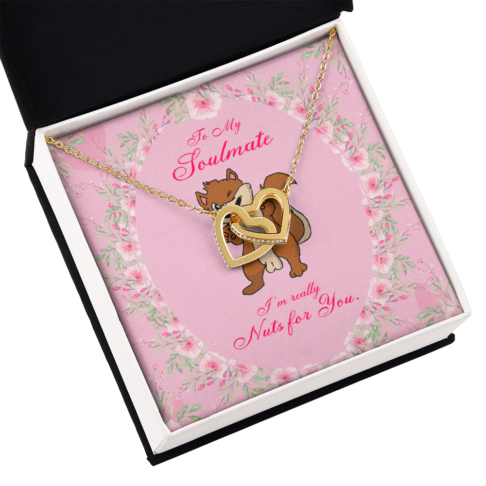 To My Girlfriend Nuts For You Inseparable Necklace-Express Your Love Gifts