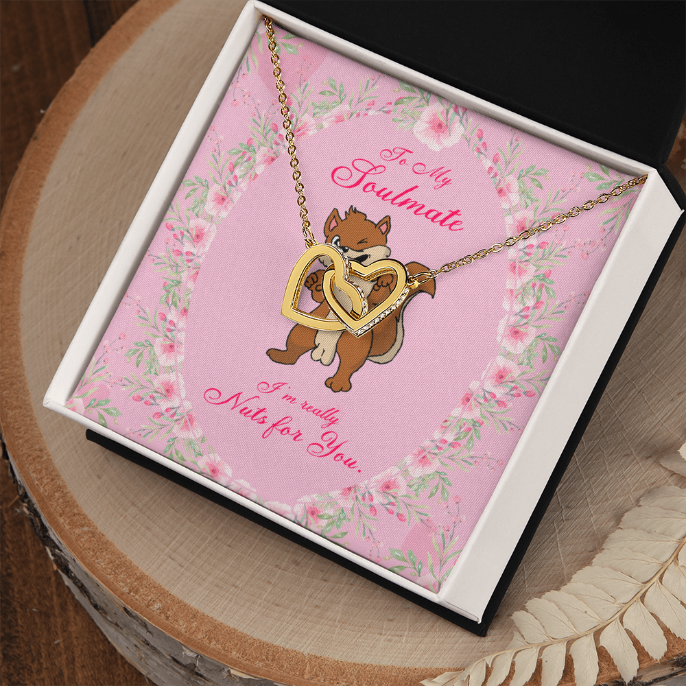 To My Girlfriend Nuts For You Inseparable Necklace-Express Your Love Gifts