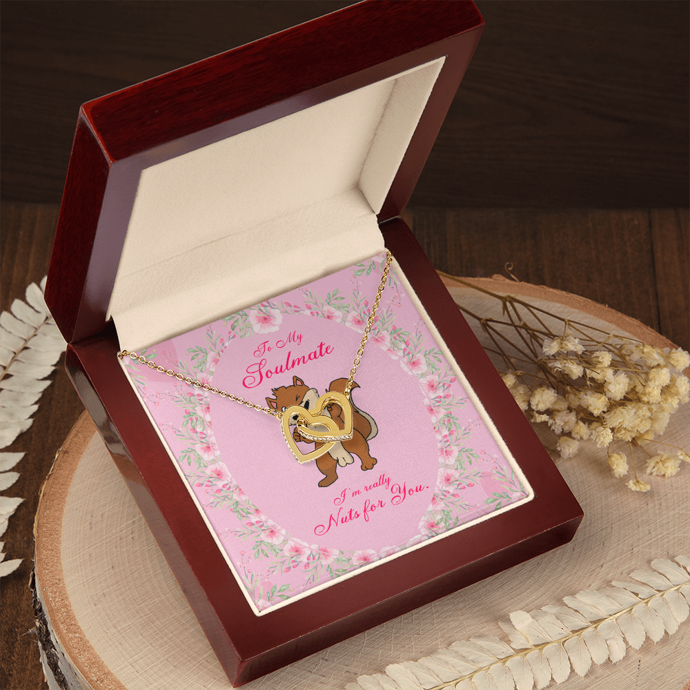 To My Girlfriend Nuts For You Inseparable Necklace-Express Your Love Gifts