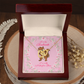 To My Girlfriend Nuts For You Inseparable Necklace-Express Your Love Gifts