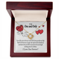 To My Girlfriend One & Only Infinity Knot Necklace Message Card-Express Your Love Gifts