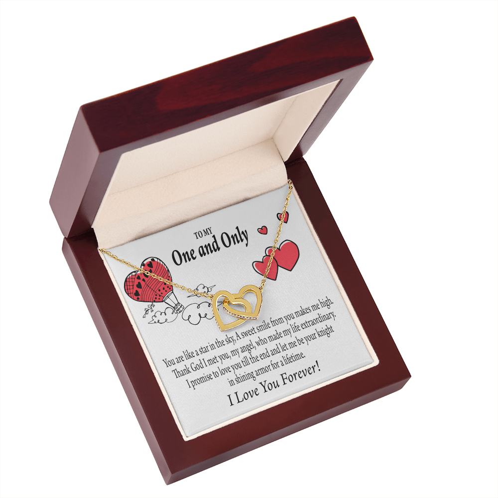 To My Girlfriend One & Only Inseparable Necklace-Express Your Love Gifts