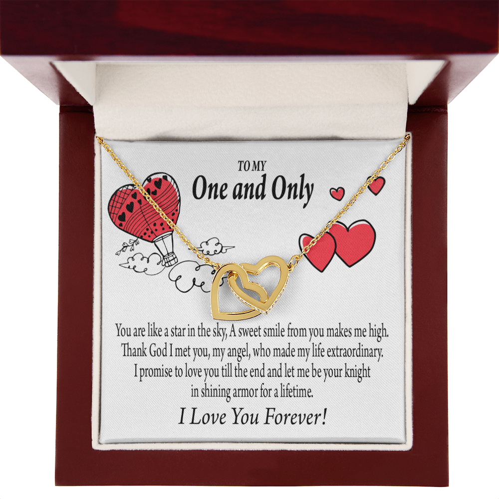 To My Girlfriend One & Only Inseparable Necklace-Express Your Love Gifts