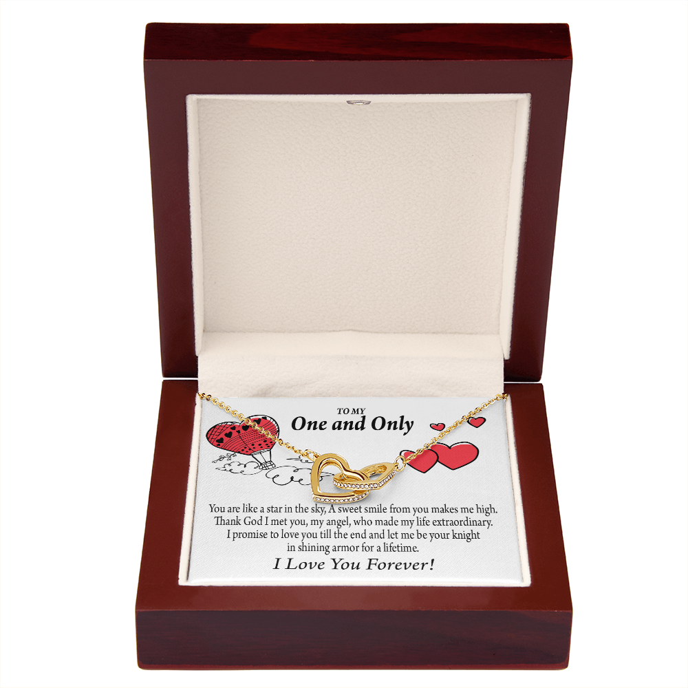 To My Girlfriend One & Only Inseparable Necklace-Express Your Love Gifts