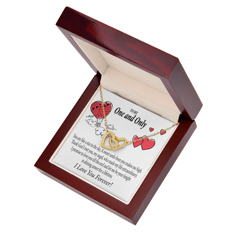 To My Girlfriend One & Only Inseparable Necklace-Express Your Love Gifts