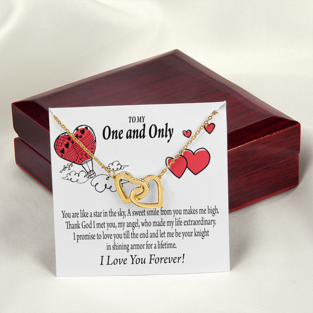 To My Girlfriend One & Only Inseparable Necklace-Express Your Love Gifts