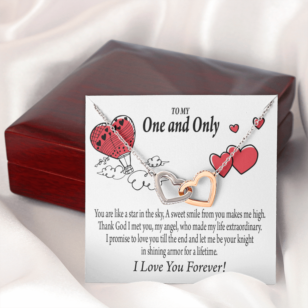 To My Girlfriend One & Only Inseparable Necklace-Express Your Love Gifts