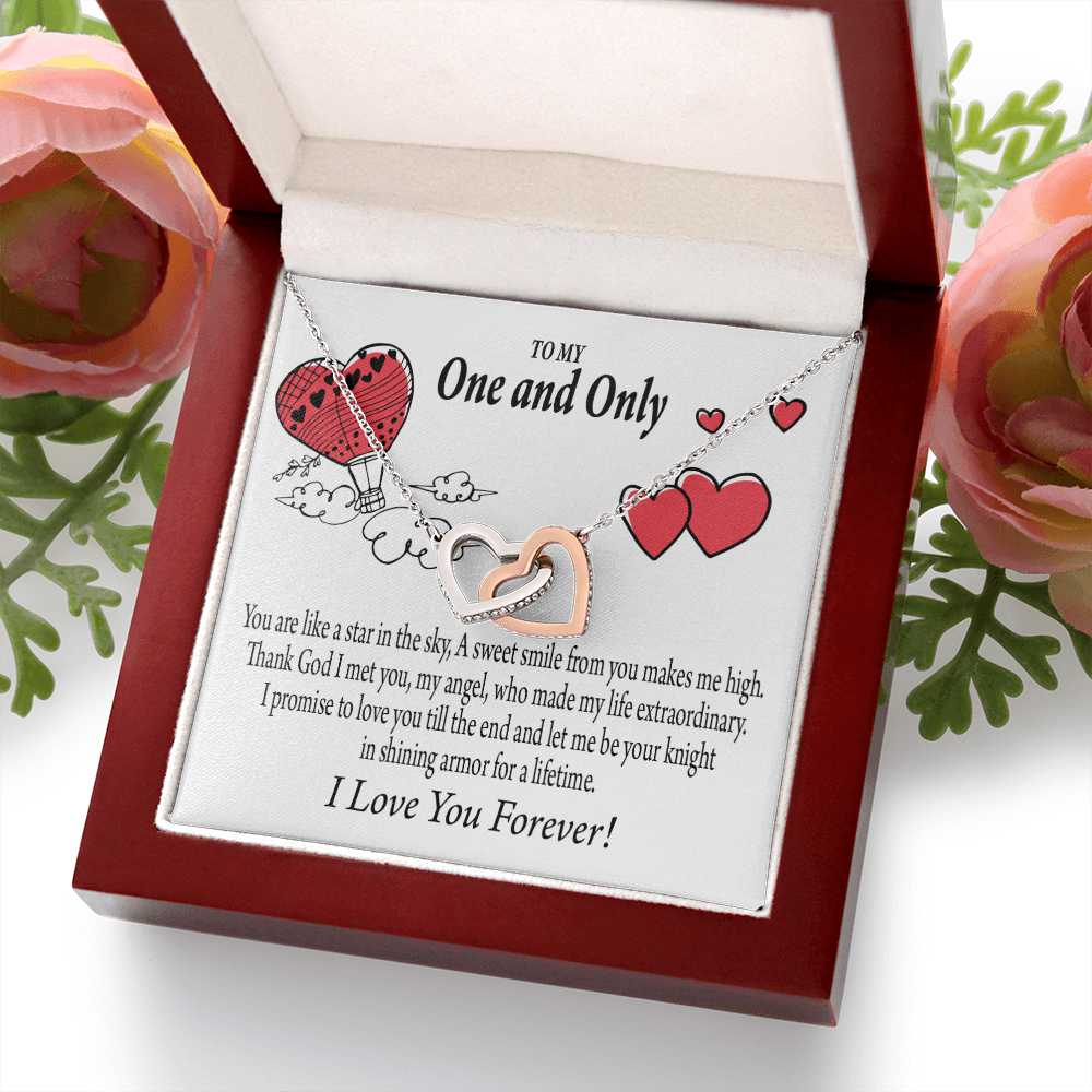 To My Girlfriend One & Only Inseparable Necklace-Express Your Love Gifts