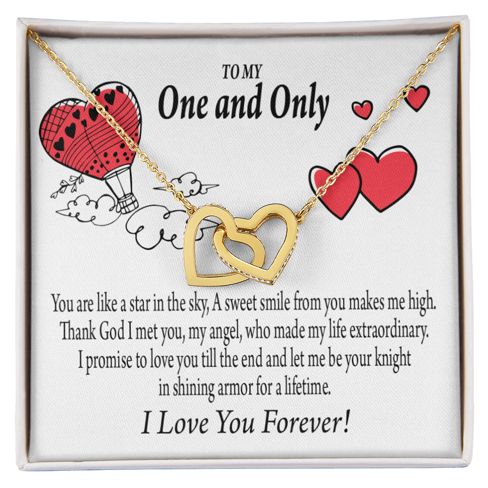 To My Girlfriend One & Only Inseparable Necklace-Express Your Love Gifts