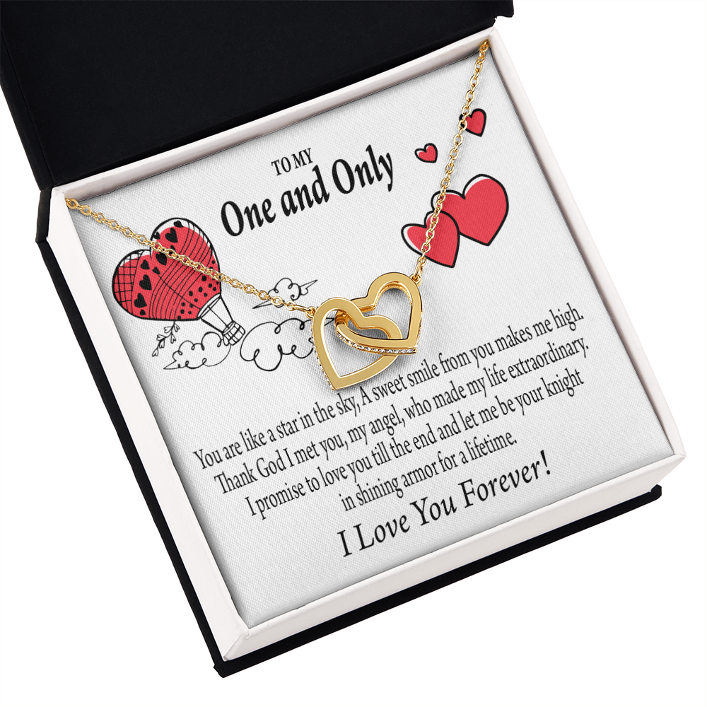 To My Girlfriend One & Only Inseparable Necklace-Express Your Love Gifts
