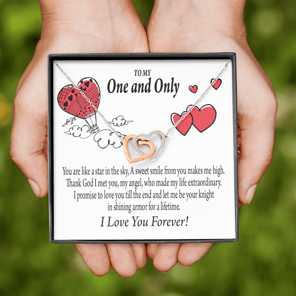 To My Girlfriend One & Only Inseparable Necklace-Express Your Love Gifts