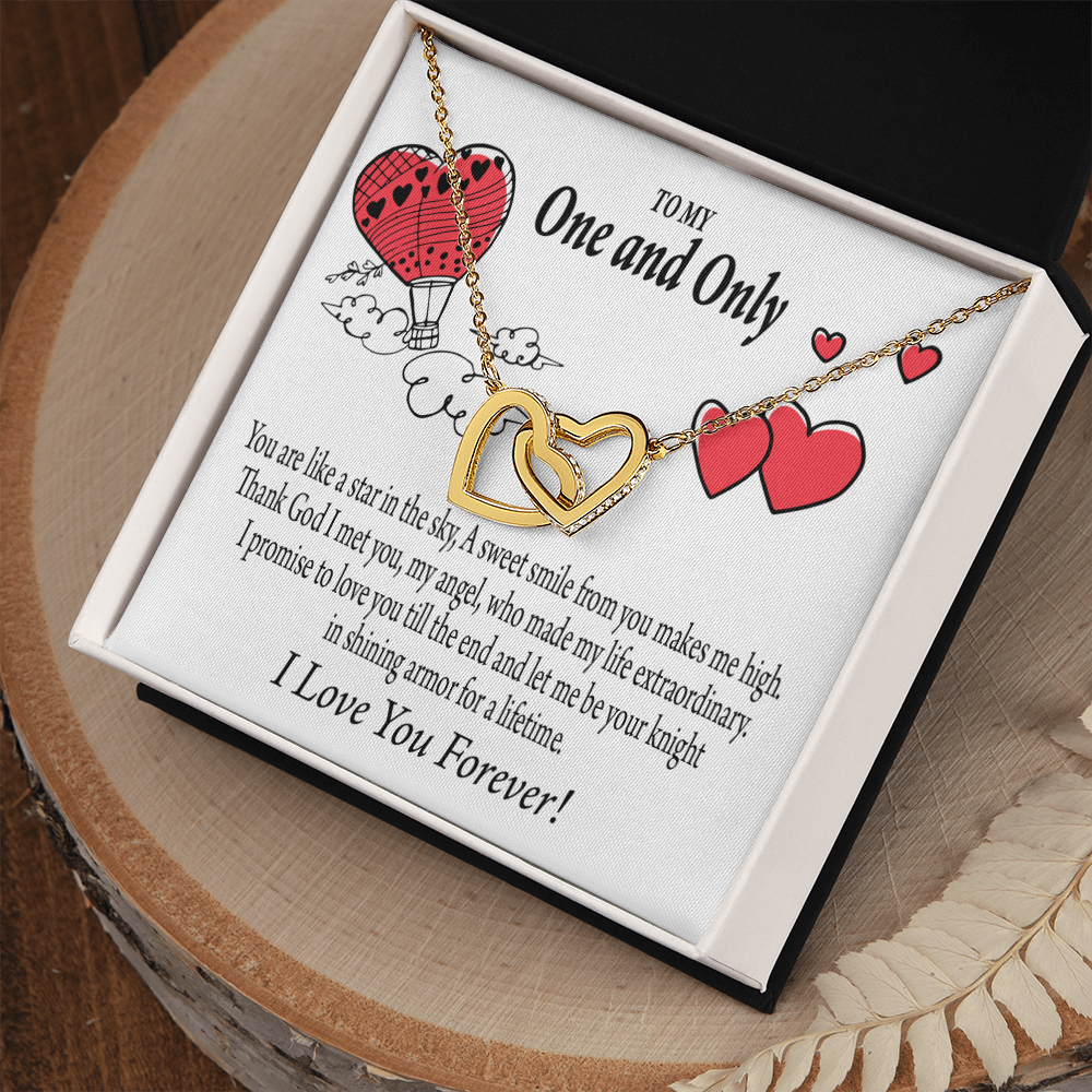 To My Girlfriend One & Only Inseparable Necklace-Express Your Love Gifts