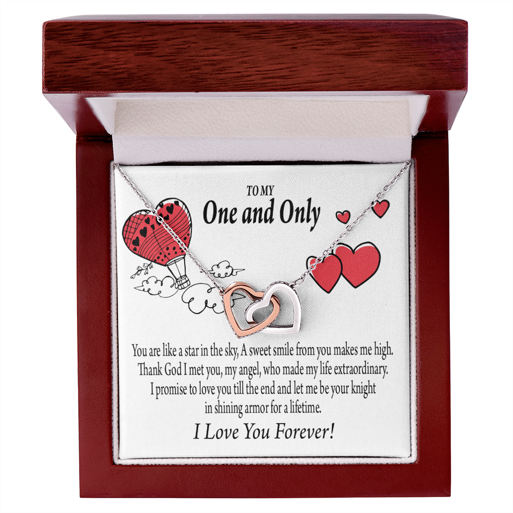 To My Girlfriend One & Only Inseparable Necklace-Express Your Love Gifts