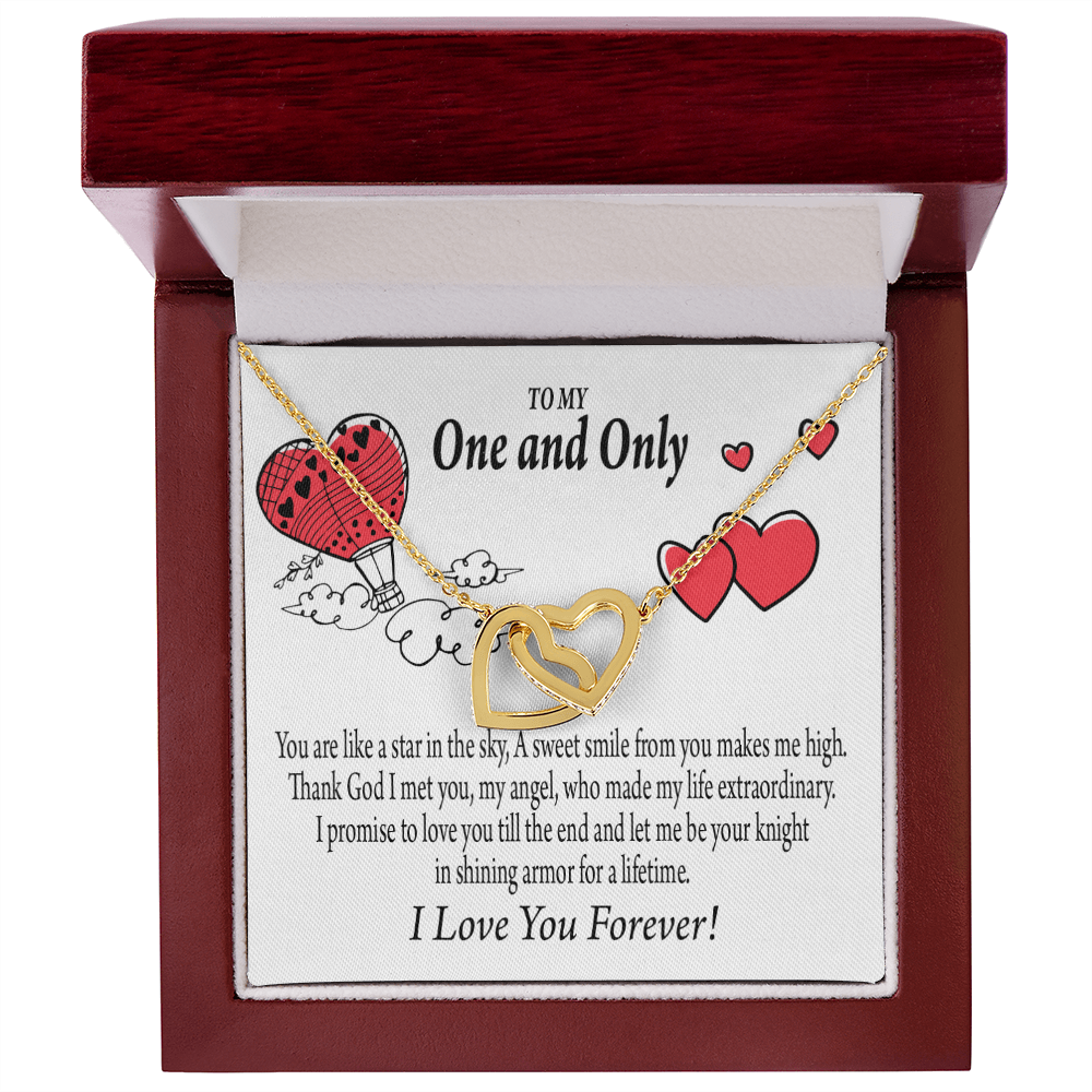To My Girlfriend One & Only Inseparable Necklace-Express Your Love Gifts