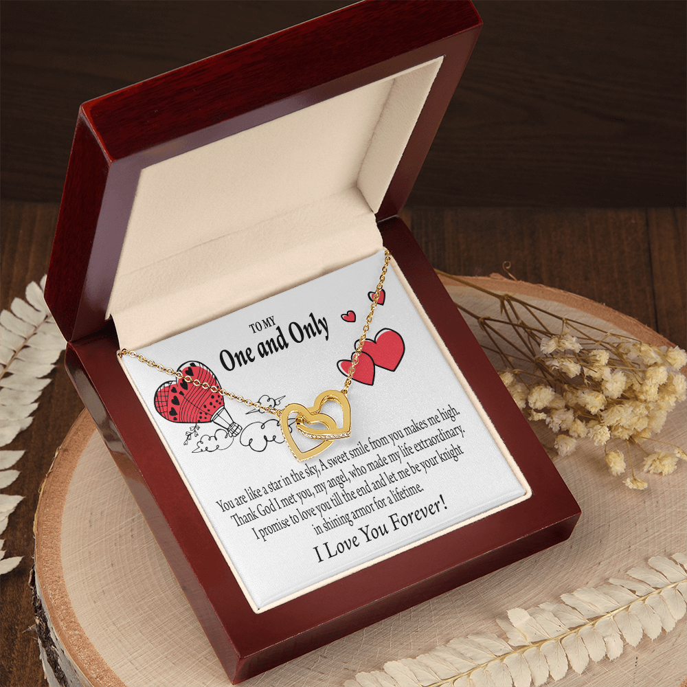 To My Girlfriend One & Only Inseparable Necklace-Express Your Love Gifts