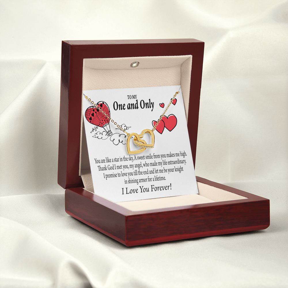 To My Girlfriend One & Only Inseparable Necklace-Express Your Love Gifts