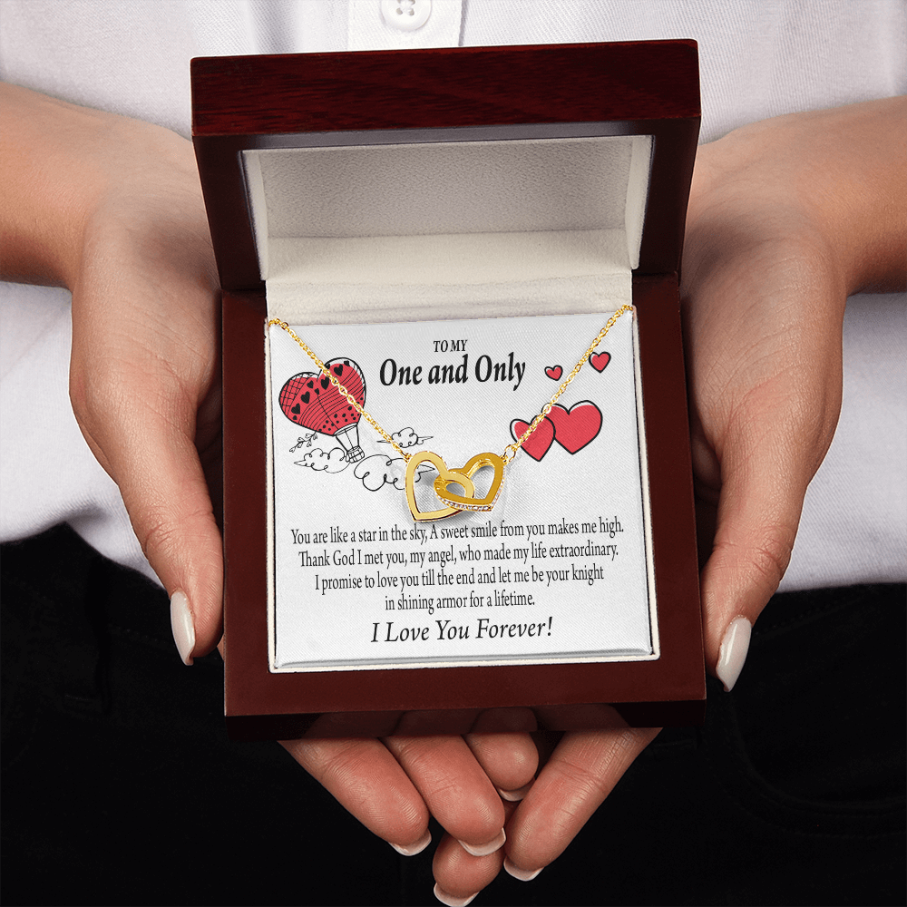 To My Girlfriend One & Only Inseparable Necklace-Express Your Love Gifts