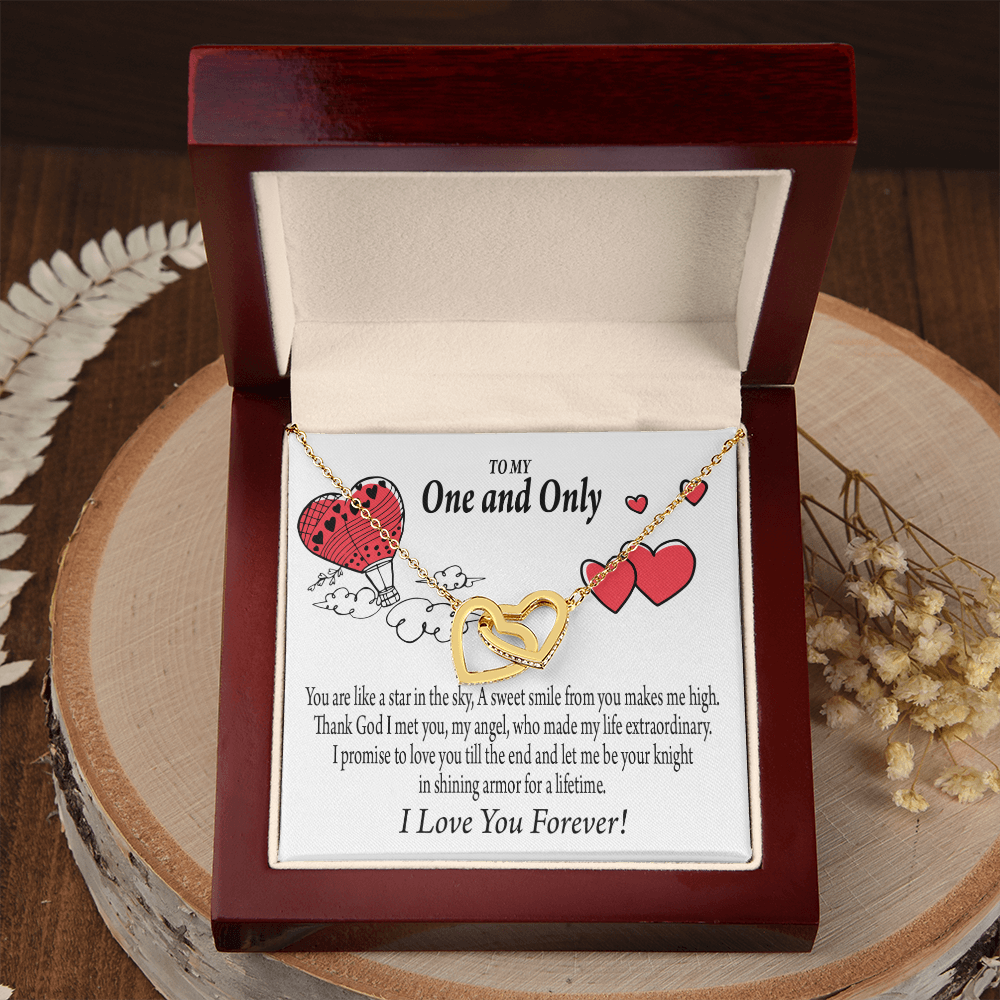 To My Girlfriend One & Only Inseparable Necklace-Express Your Love Gifts