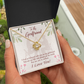To My Girlfriend One in Million Infinity Knot Necklace Message Card-Express Your Love Gifts