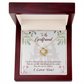 To My Girlfriend One in Million Infinity Knot Necklace Message Card-Express Your Love Gifts