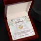 To My Girlfriend One in Million Infinity Knot Necklace Message Card-Express Your Love Gifts