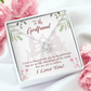 To My Girlfriend One in Million Infinity Knot Necklace Message Card-Express Your Love Gifts