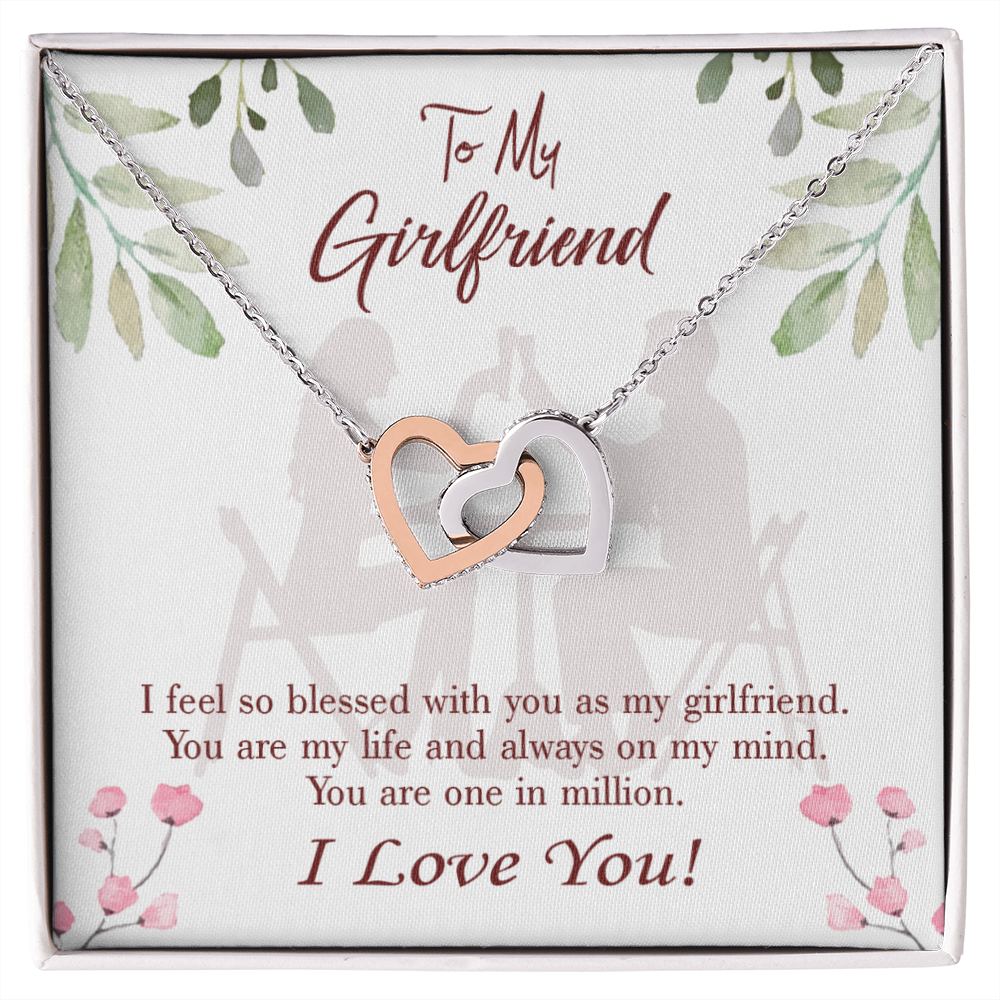 To My Girlfriend One in Million Inseparable Necklace-Express Your Love Gifts