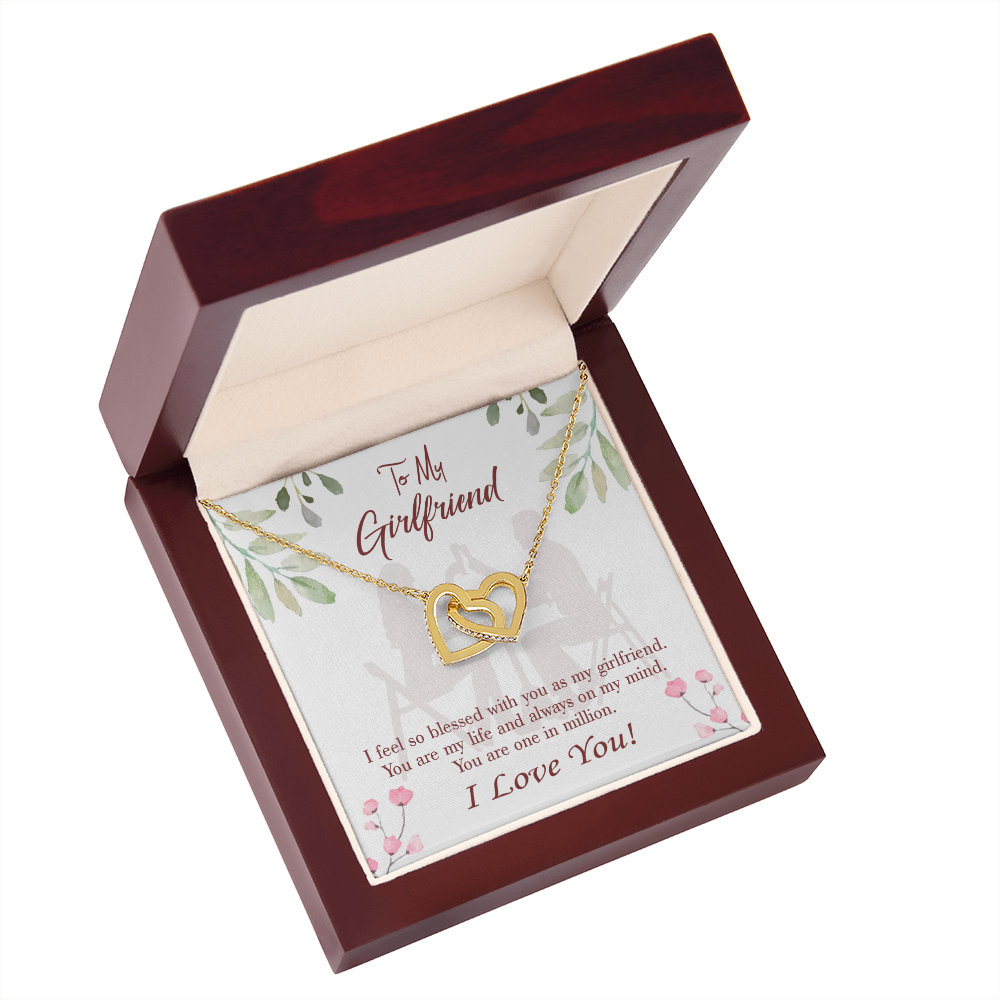 To My Girlfriend One in Million Inseparable Necklace-Express Your Love Gifts