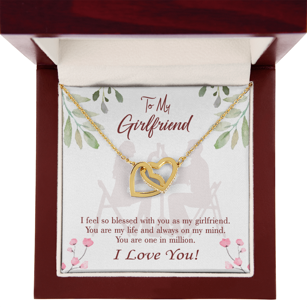 To My Girlfriend One in Million Inseparable Necklace-Express Your Love Gifts