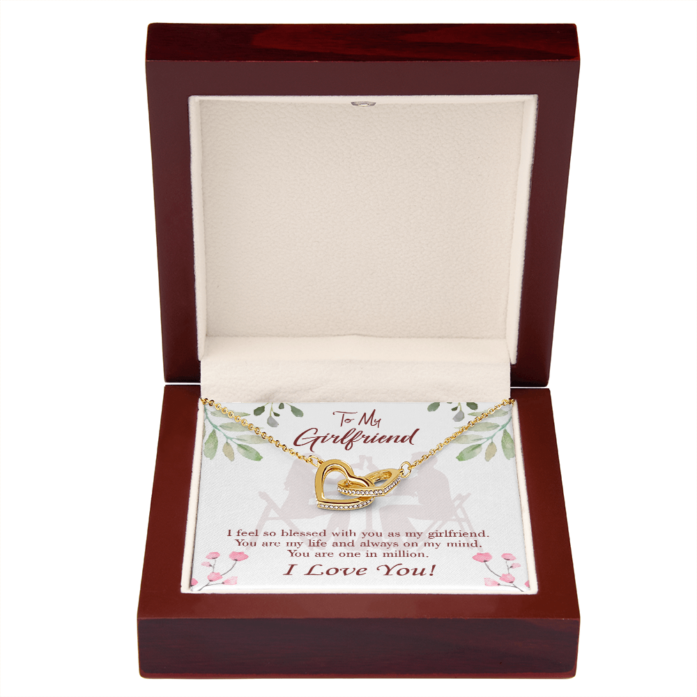 To My Girlfriend One in Million Inseparable Necklace-Express Your Love Gifts