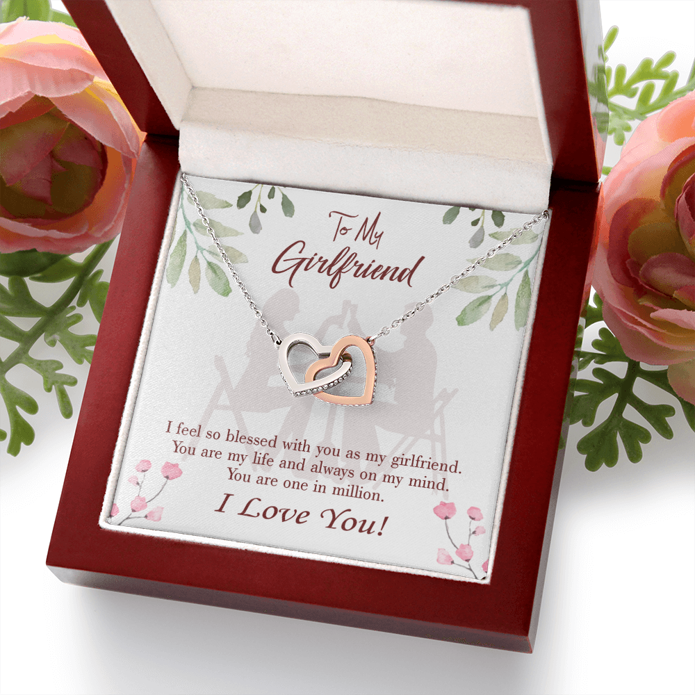 To My Girlfriend One in Million Inseparable Necklace-Express Your Love Gifts