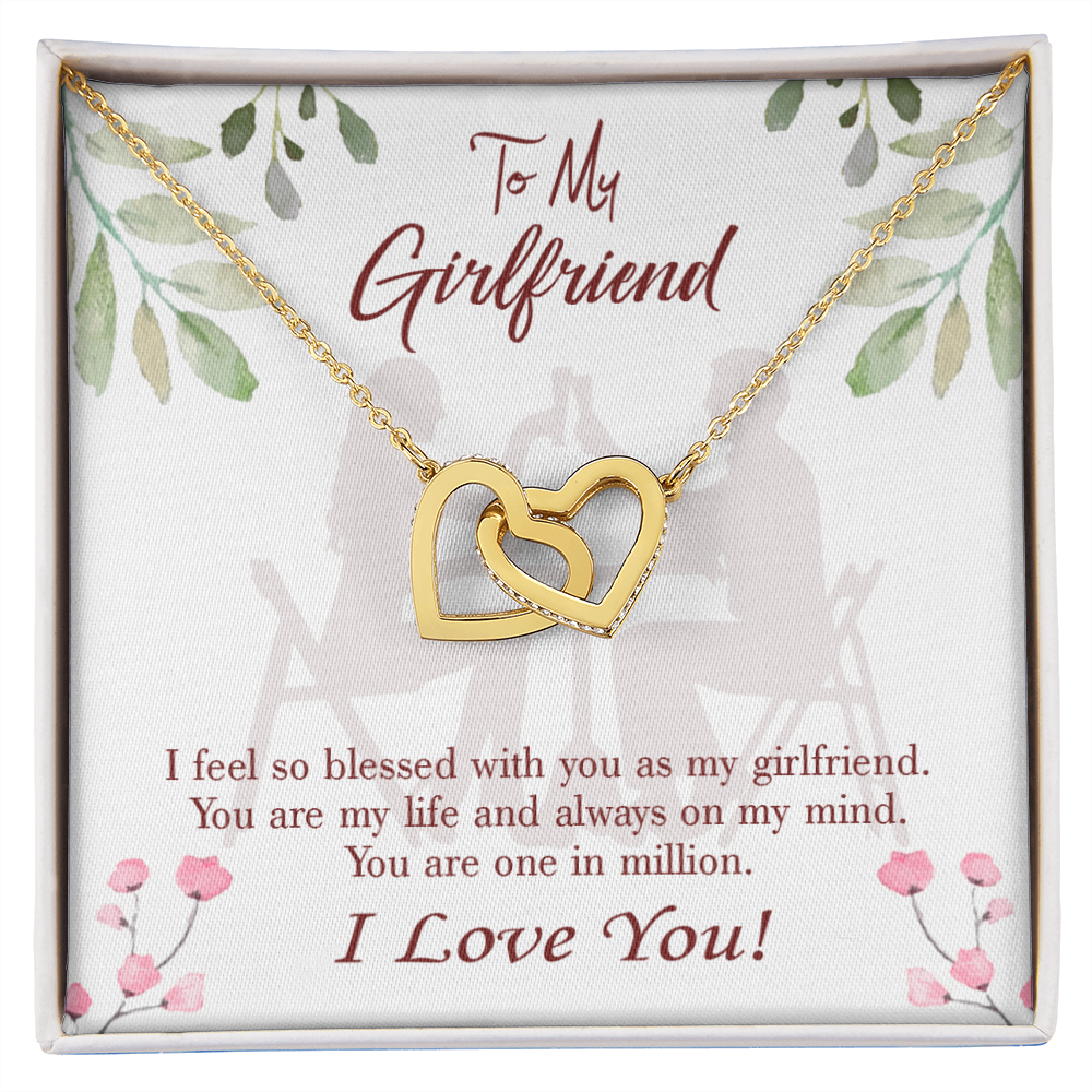 To My Girlfriend One in Million Inseparable Necklace-Express Your Love Gifts