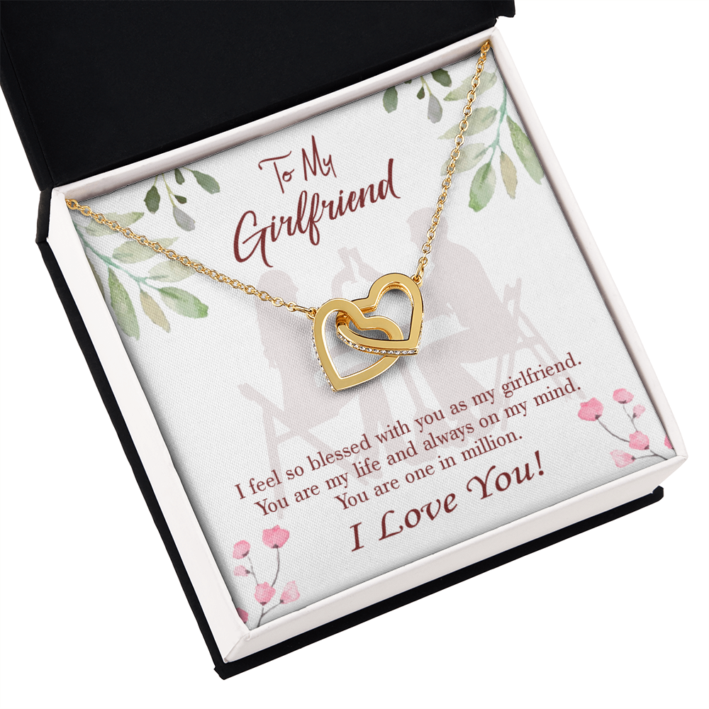 To My Girlfriend One in Million Inseparable Necklace-Express Your Love Gifts