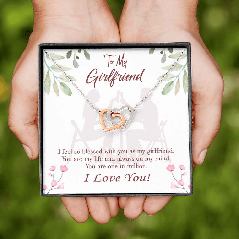To My Girlfriend One in Million Inseparable Necklace-Express Your Love Gifts