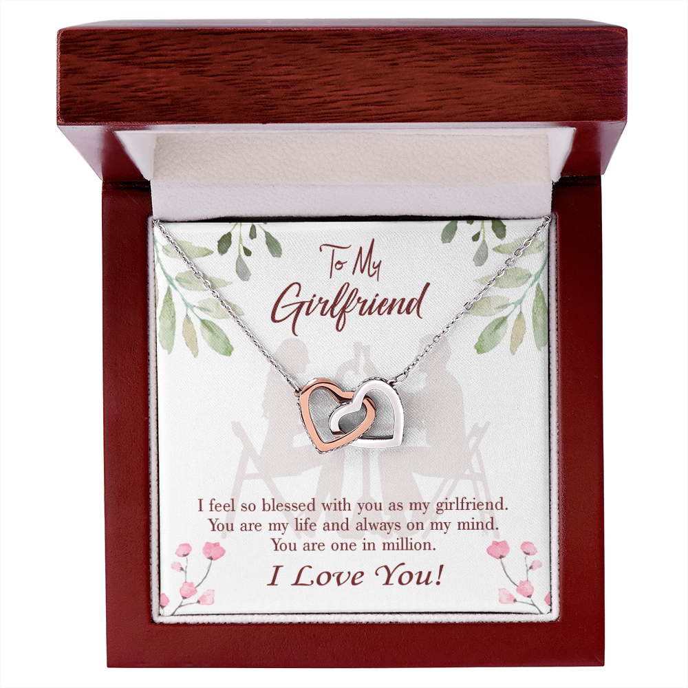 To My Girlfriend One in Million Inseparable Necklace-Express Your Love Gifts