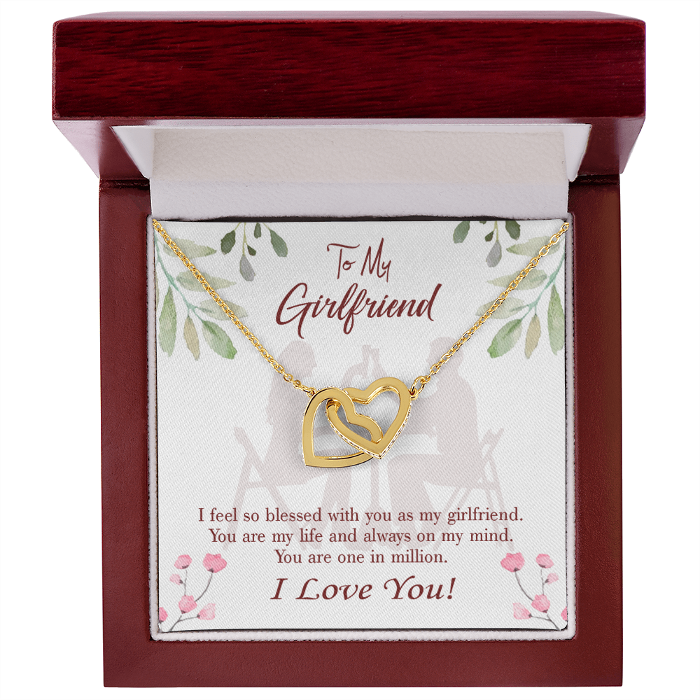 To My Girlfriend One in Million Inseparable Necklace-Express Your Love Gifts