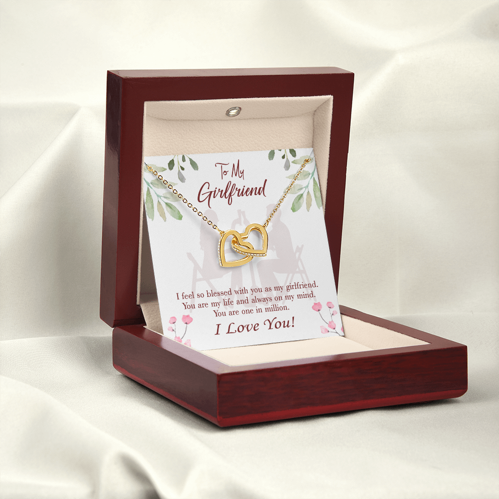 To My Girlfriend One in Million Inseparable Necklace-Express Your Love Gifts