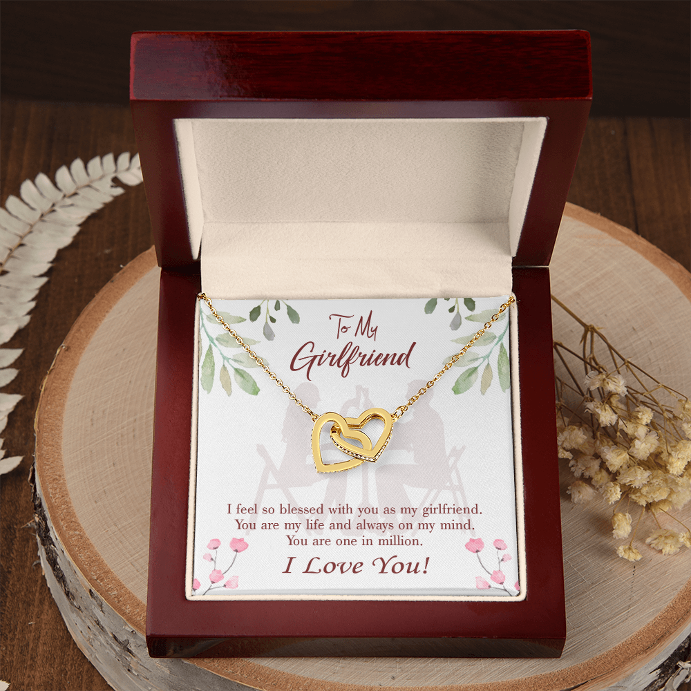 To My Girlfriend One in Million Inseparable Necklace-Express Your Love Gifts