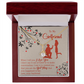 To My Girlfriend Out of Habit Alluring Ribbon Necklace Message Card-Express Your Love Gifts