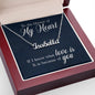 To My Girlfriend Owner of My Heart Custom Name Necklace-Express Your Love Gifts