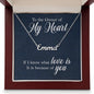 To My Girlfriend Owner of My Heart Custom Name Necklace-Express Your Love Gifts